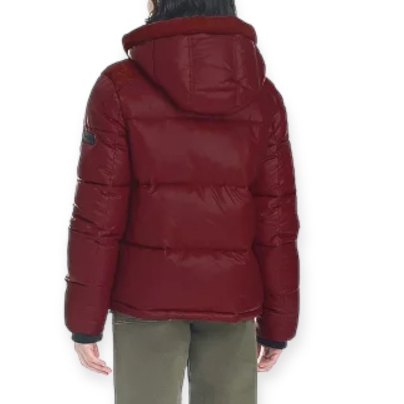Koolaburra by UGG burgundy wine puffer coat size Small - Picture 11 of 16